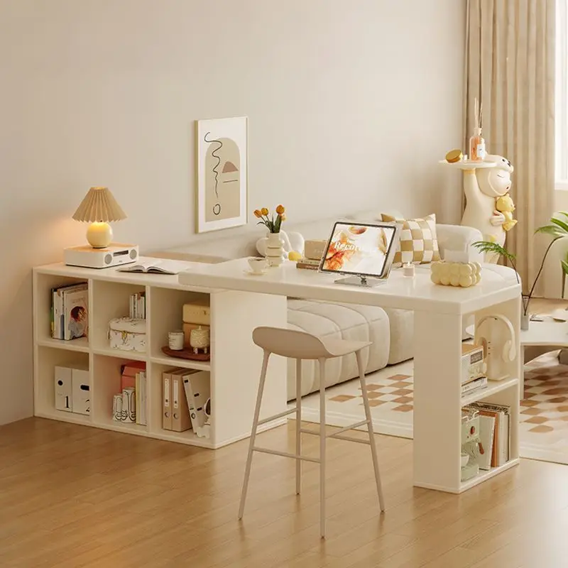 cabinet, small apartment telescopic and widened bar, living room integrated desk, chest of drawers, storage cabinet