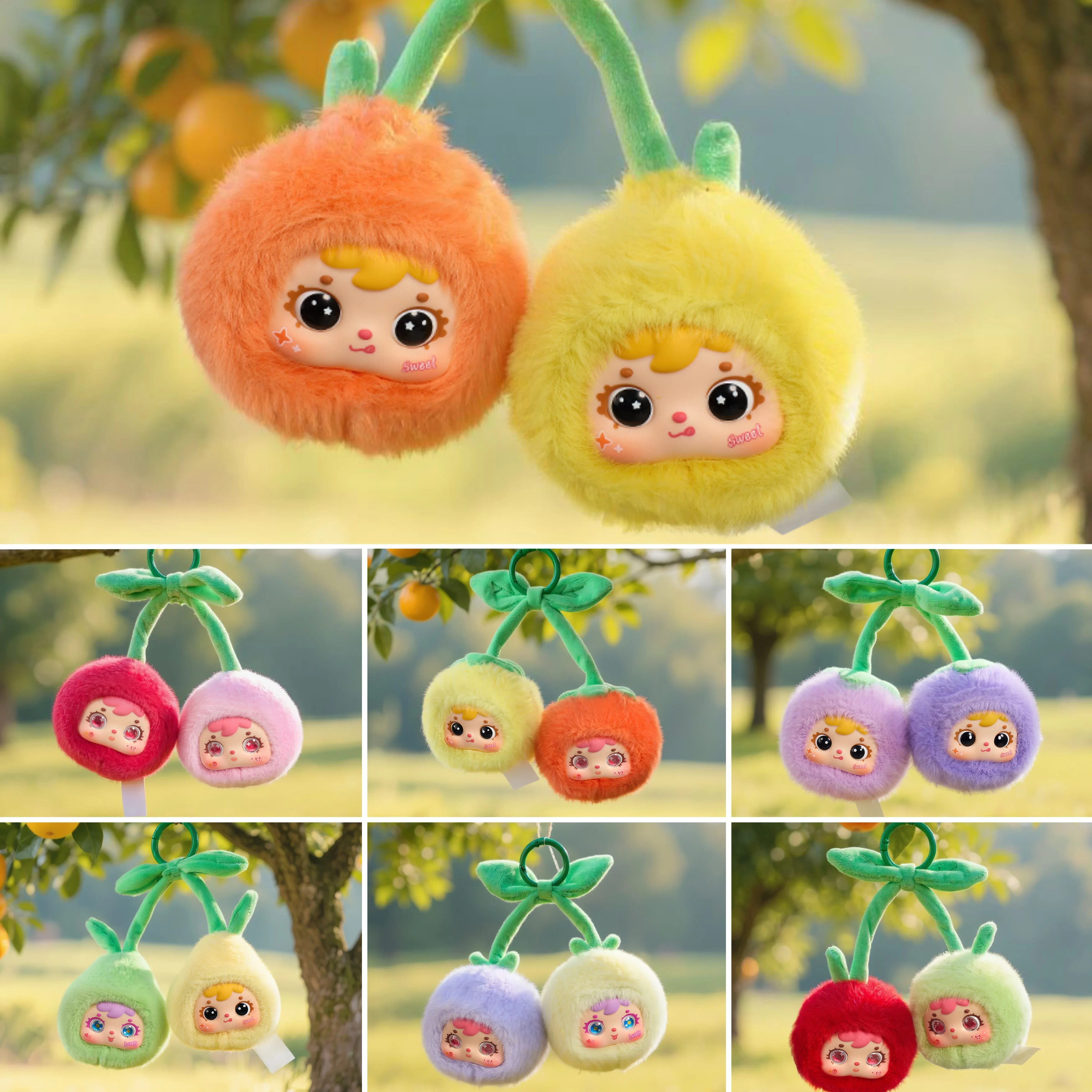 

Samuel Fruits Lucky Come Series слепая коробка игрушка Коллекционная фигурка виниловый дизайн лица модный орнамент модный подарок-сюрприз