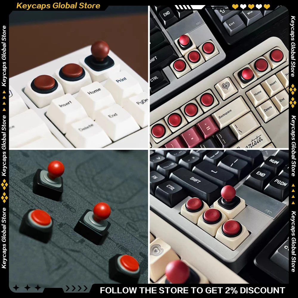 Creative Game Joystick Shaped KeyCap Artisan 3D Handmade Personalized 1U Mechanical Keyboard Accessories MX Switch