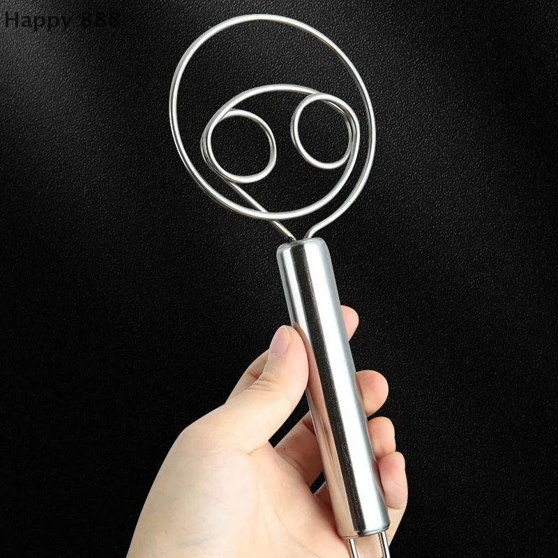 خفاقة عجين من الفولاذ المقاوم للصدأ - أداة مطبخ متعددة الأغراض لخلط عجينة الخبز والكعك والمعجنات #1