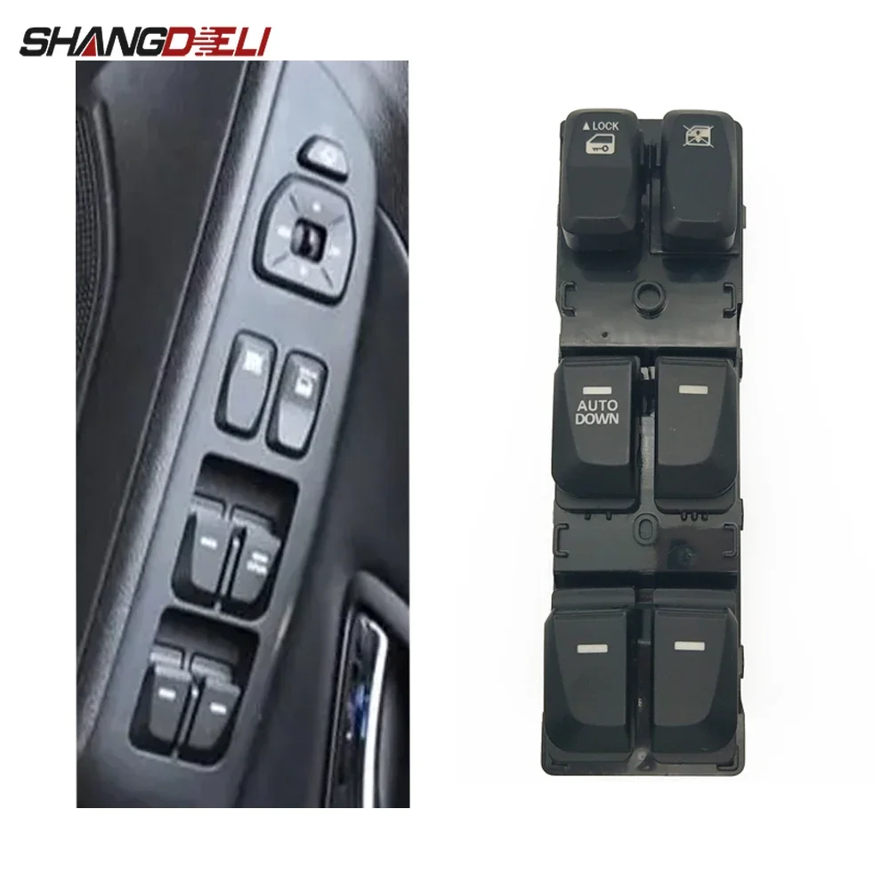 

Front Left Power Window Control Switch Window Lifter Switch Button For Hyundai IX35 2009 - 2014 2015