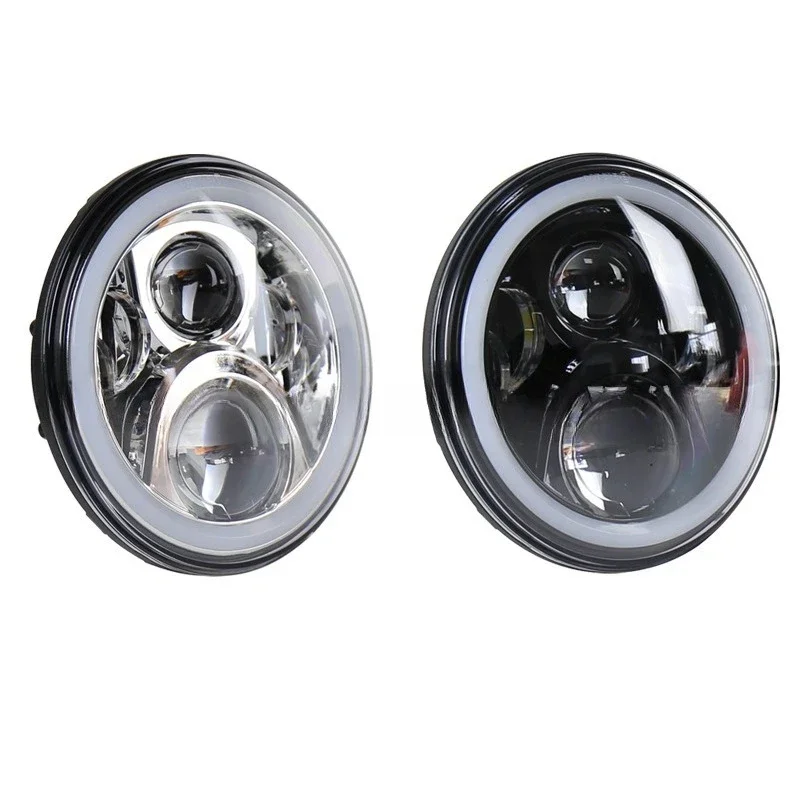 

7-Inch Mumaka motorcycle modified LED Bluetooth RGB7 color angel headlights