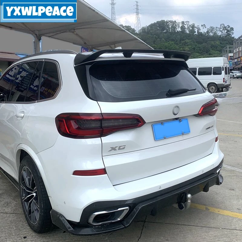 

For BMW X5 G05 2019 2020 2021 2022 Spoiler High Quality ABS Material Primer Color Trunk Lip Rear Roof Spoiler Car Accessories