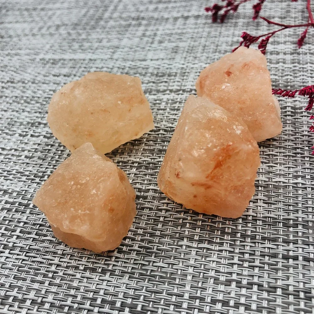 Natural Pink Himalayan Rock Salt Chunk For DIY Home Decorate Mineral Reiki Aquarium Crystal Gravel