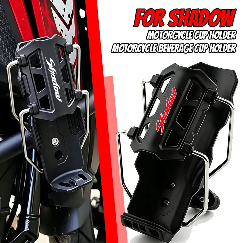 Motorcycle Coffee Tea Water Cup Holder For SHADOW Shadow750 Aero Phantom VT400 VT750 VT1100 VLX600 Shadow125 CNC Accessories