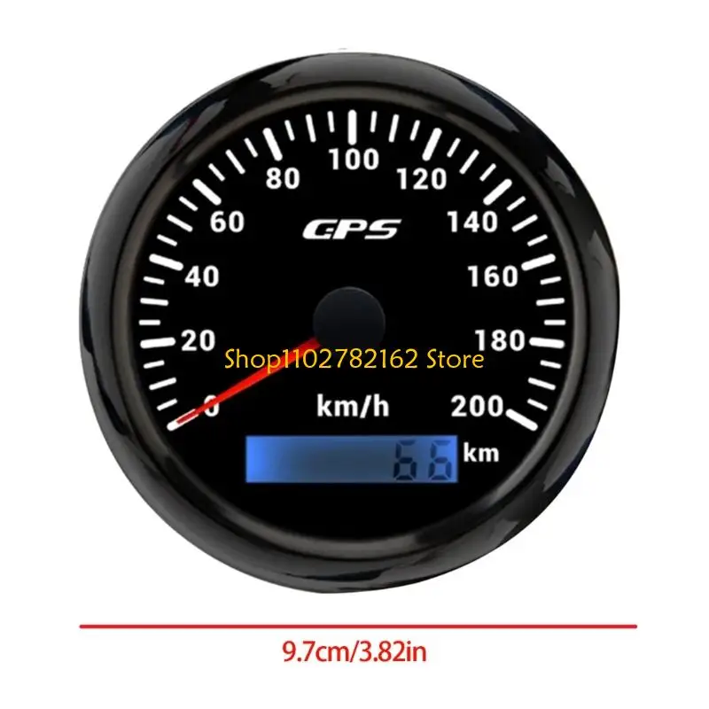 547B Marine Speedometer 200km/h Navigation Gauge Device With Enhancing Reception For Boats Motorcycles Waterproof
