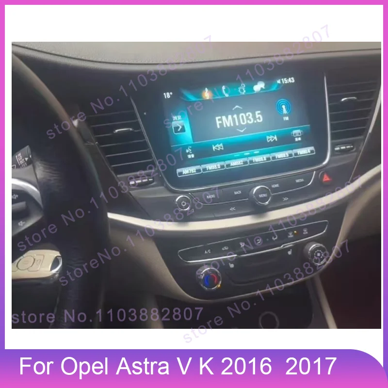 LCD For Opel Astra V K 2016-2018 Car DVD Navigation 42342511 555343750 544930977 8 Inch LCD With Frame Button TouchScreen Panel