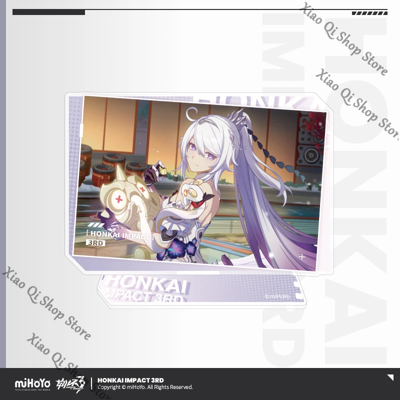 Honkai Impact 3rd CG Series Elysia Mobius Pardofelis علامة أكريليك قائمة هدية إصدار جامعي أصلي رسمي