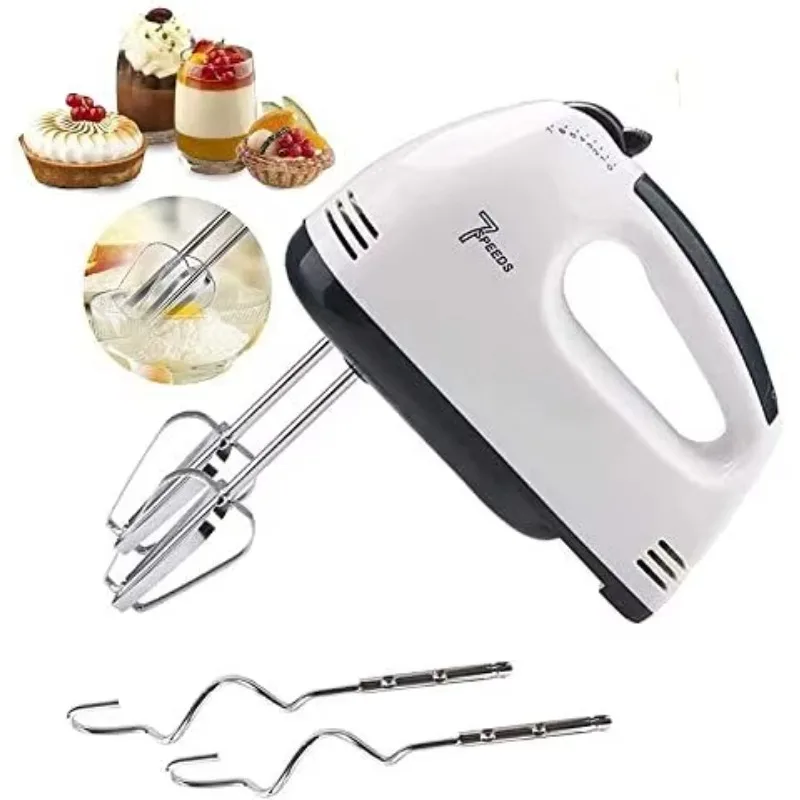 

7 Speed Portable Electric Hand Mixer Egg Beater For Cake And Milk 180w Hand Stand Mixer