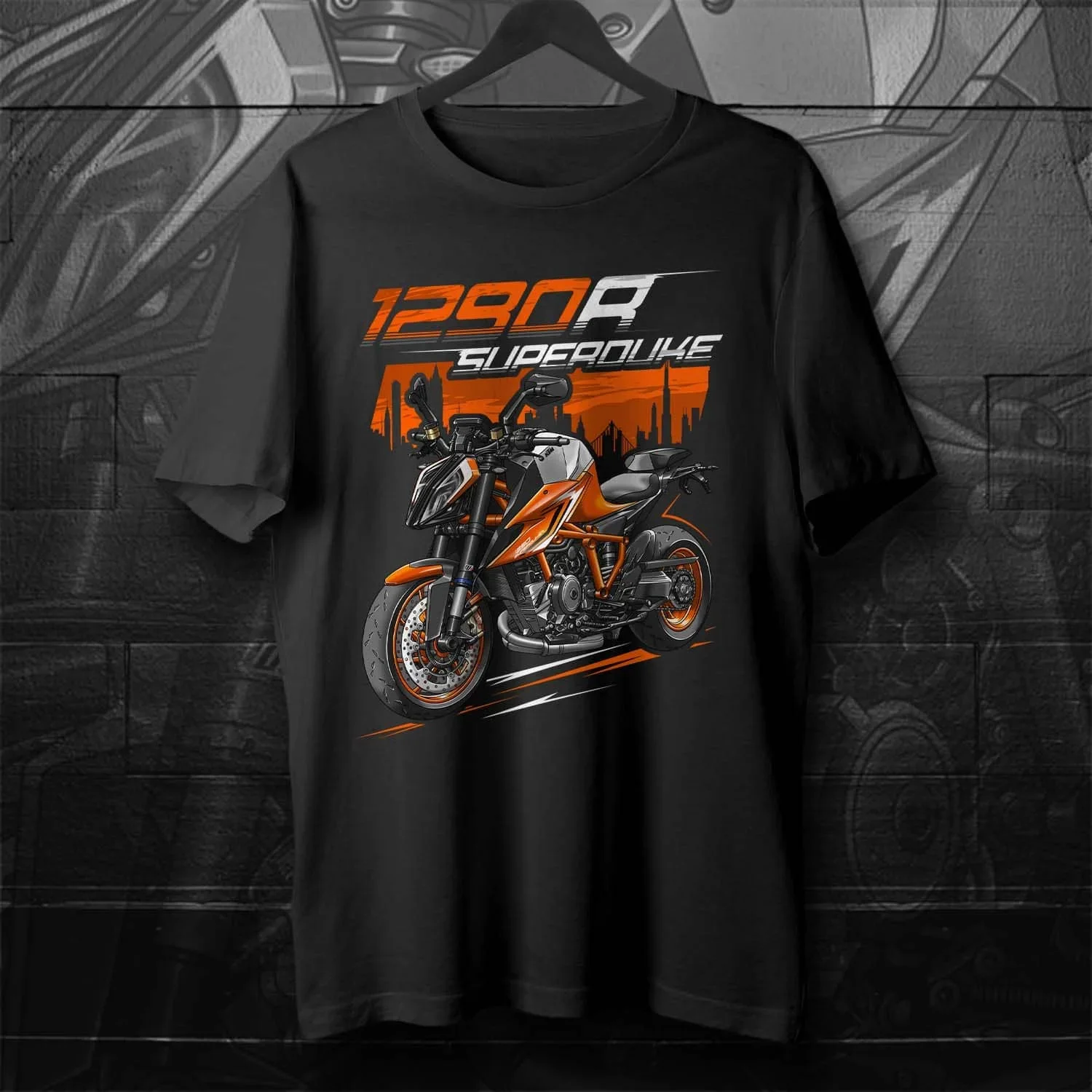 

Classic 2020-2023 Models Austria 1290 Super Duke R Motorcycle T-Shirt 100% Cotton O-Neck Short Sleeve Summer Casual Mens T-shirt