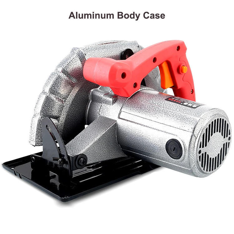 Household Aluminum Body Woodworking Hand Chainsaw Flip Table Saw Multi-angle Cutting 8 Inch Portable Electric Circular Saw