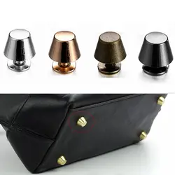 10set/bag 10/12mm DIY Leather Craft Clothes/Bag/Shoes Cloth Button Solid Nail Bolt Strap Rivets Round Head Screws Bucket Dome