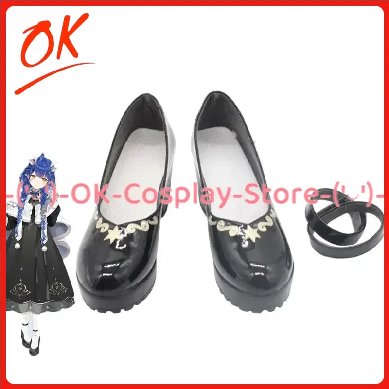 

[Customized] Amamiya Kokoro Cosplay Shoes Vtuber Anime Roleplay Prop Halloween Carnival Party PU Leather Boots