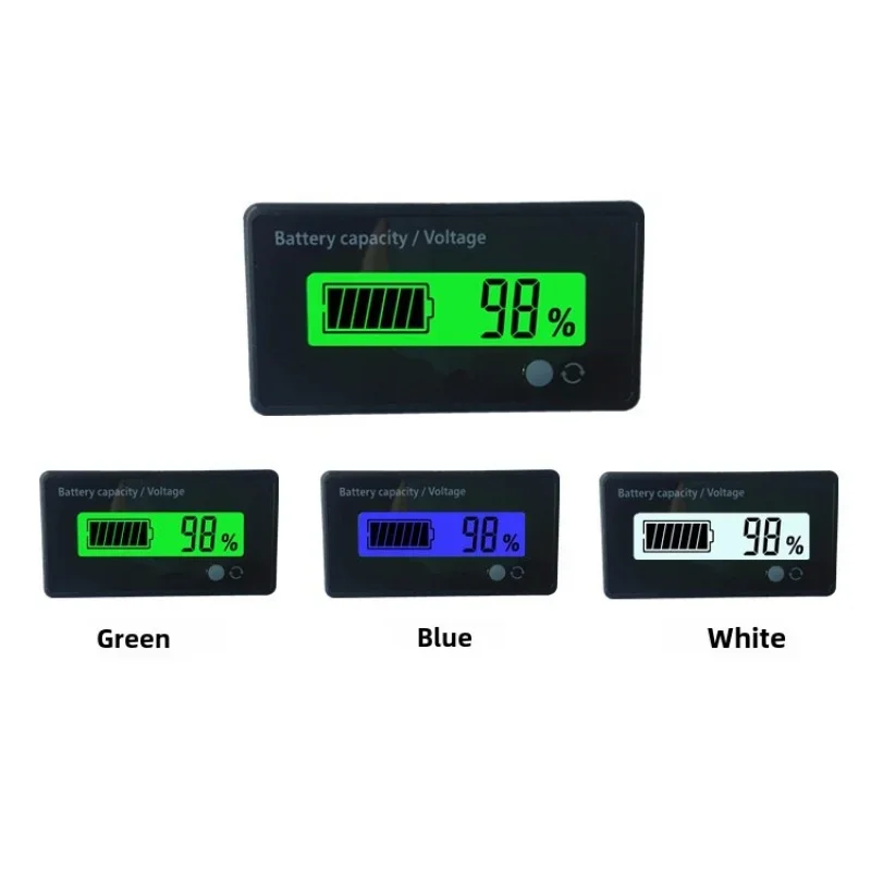 12-72V Battery Power Capacity Indicator Voltage Meter LCD Display GY-6D Lithium Lead - Acid Module, Switchable Monitor for Preci