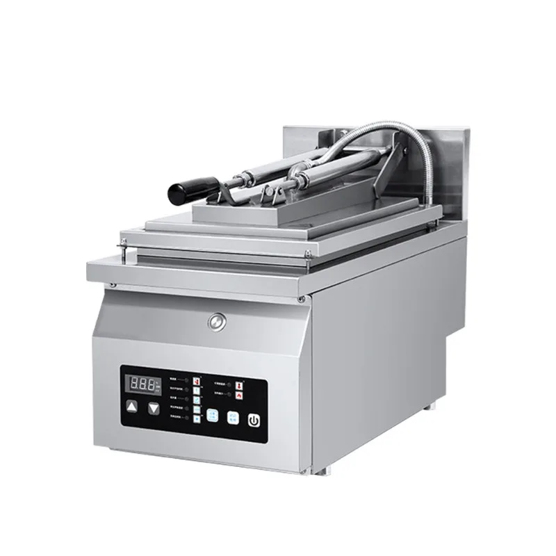 frying dumpling machine frying pan electric heating single head double head frying buns pan sticker machine commercial