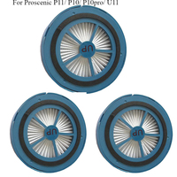 Filter For Proscenic P11/ P10/ P10pro/ U11 Handheld Wireless Vacuum Cleaner Replacement Attachment Washable Filter
