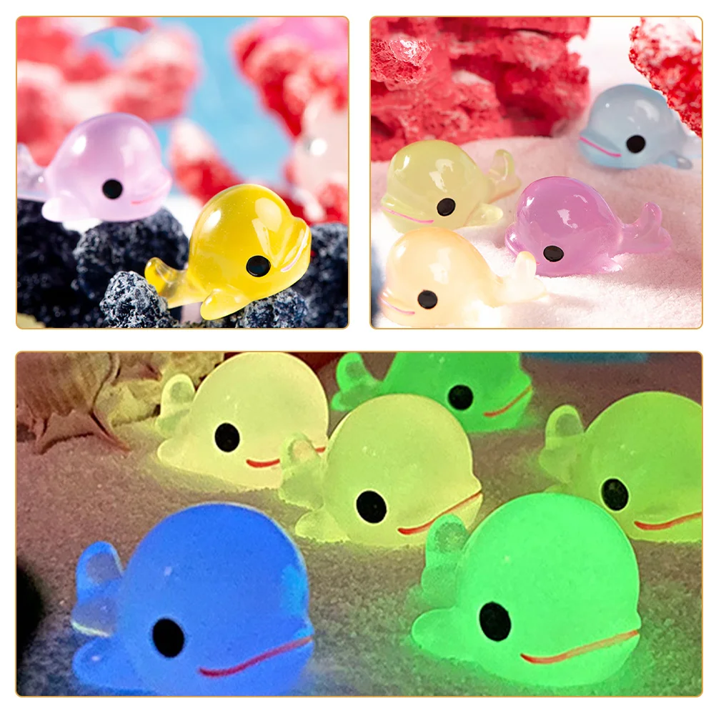 

24 Pcs Little Figurines Dolphins Decor Mini Animal Figures Ocean Animals Decorations The