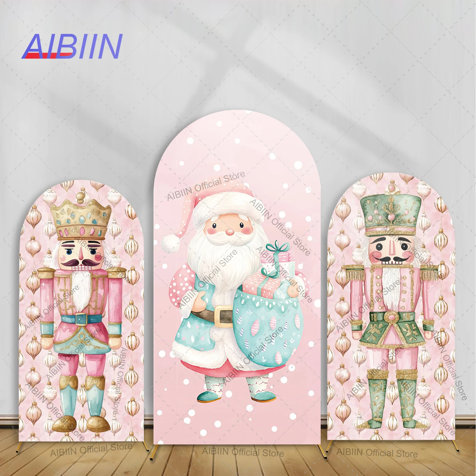 Baby Xmas Food - Papai noel saco de presente arco