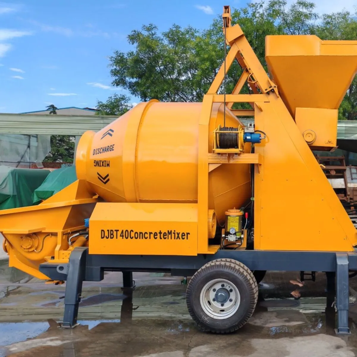 آلة متكاملة لخلاط الخرسانة المتنقلة المتوفرة من قبل الشركة المصنعة لآلات Guigong #4