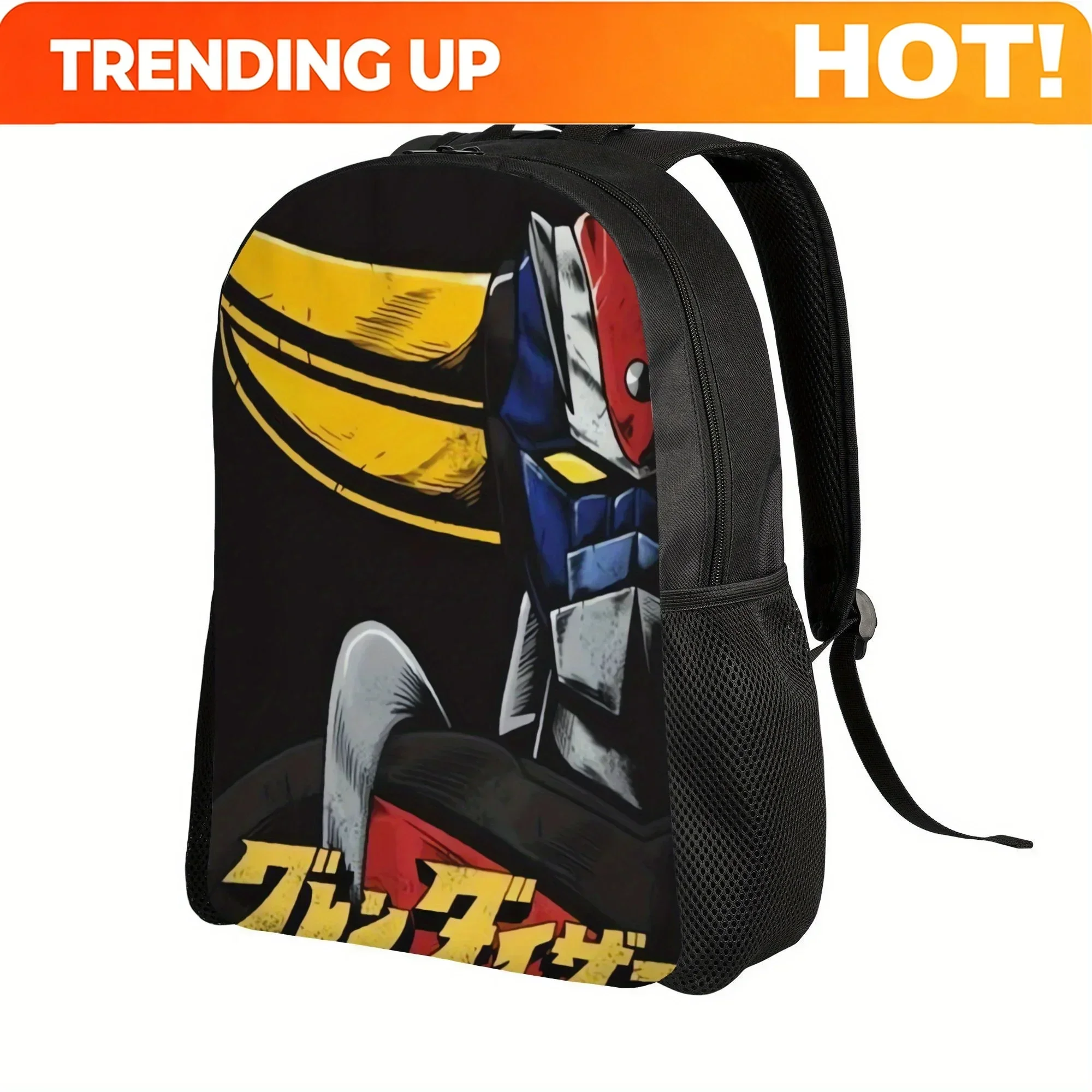 Custom Bag Classic Single Layer Backpack For Daily Essentials Ufo Robot Goldrake Perfect For Commuters, Students, Or Weekend Exp