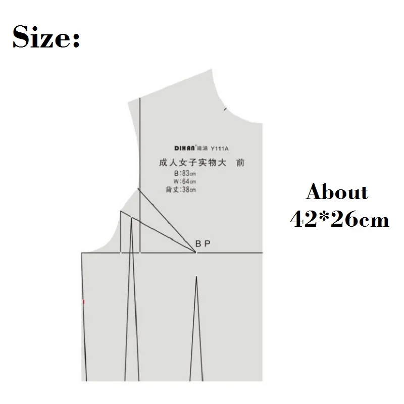 1:1 Women Fashion Design Ruler Female Body Type Ruler Aided Clothing Design Drawing Template for Tailor, Sewing and Designer