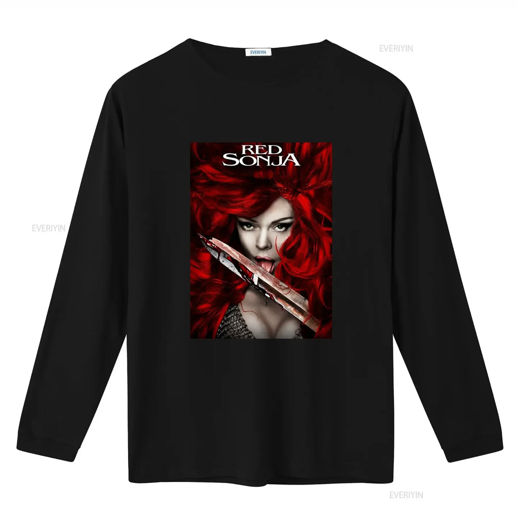 Red Sonja Helen Mccrory Men's Cotton T Shirt All Sizes S 4XL UR069 vintage Washed Slightly designer clothes fashion homme