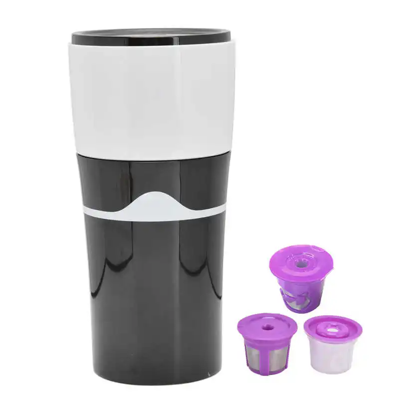 450ml Portable Drip Coffee Maker Travelling Drip Coffee Machine for K Cup Capsules Portable Coffee Maker Machine