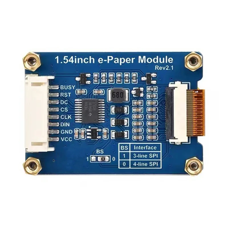 Per Raspberry Pi Schermo E-Paper da 1,54 pollici Modulo display E-Ink Interfaccia SPI 200X200 Pixel per Jetson Nano/Arduino