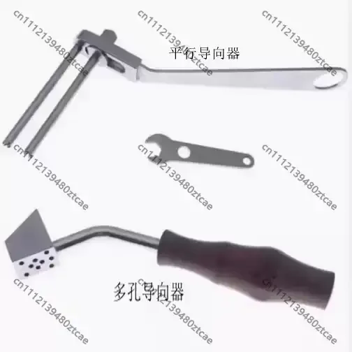 Orthopedic parallel drill guide, multi-hole positioning guide device, stainless steel reusable orthopedic instrument