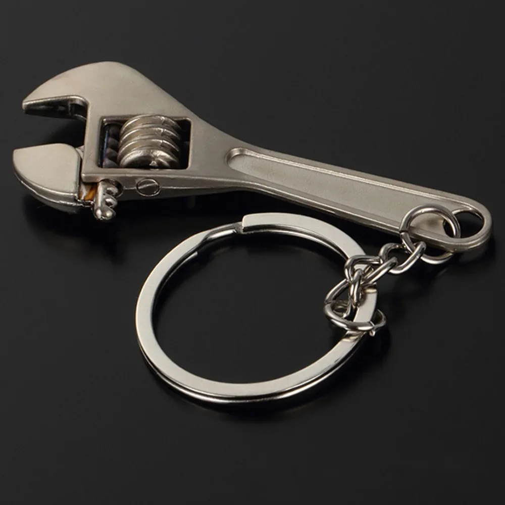 

Mini Wrench Keychain Portable Car Metal Adjustable Universal Spanner for Bicycle Motorcycle Car Repairing Tools Men Special Gift