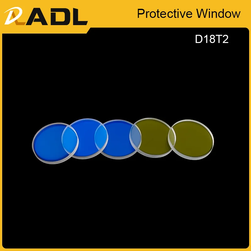 ADL 5Pcs/Lot Original Laser Welding Lens Hand-Held Fiber Protective Window Lens 18x2mm For CQWY Sup20S SUP21T SUP23T WSX