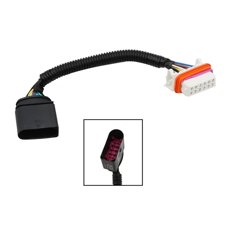 2PC Headlight Wiring Harness Adapters 7L6971071A For Volkswagen Touareg 2004-06