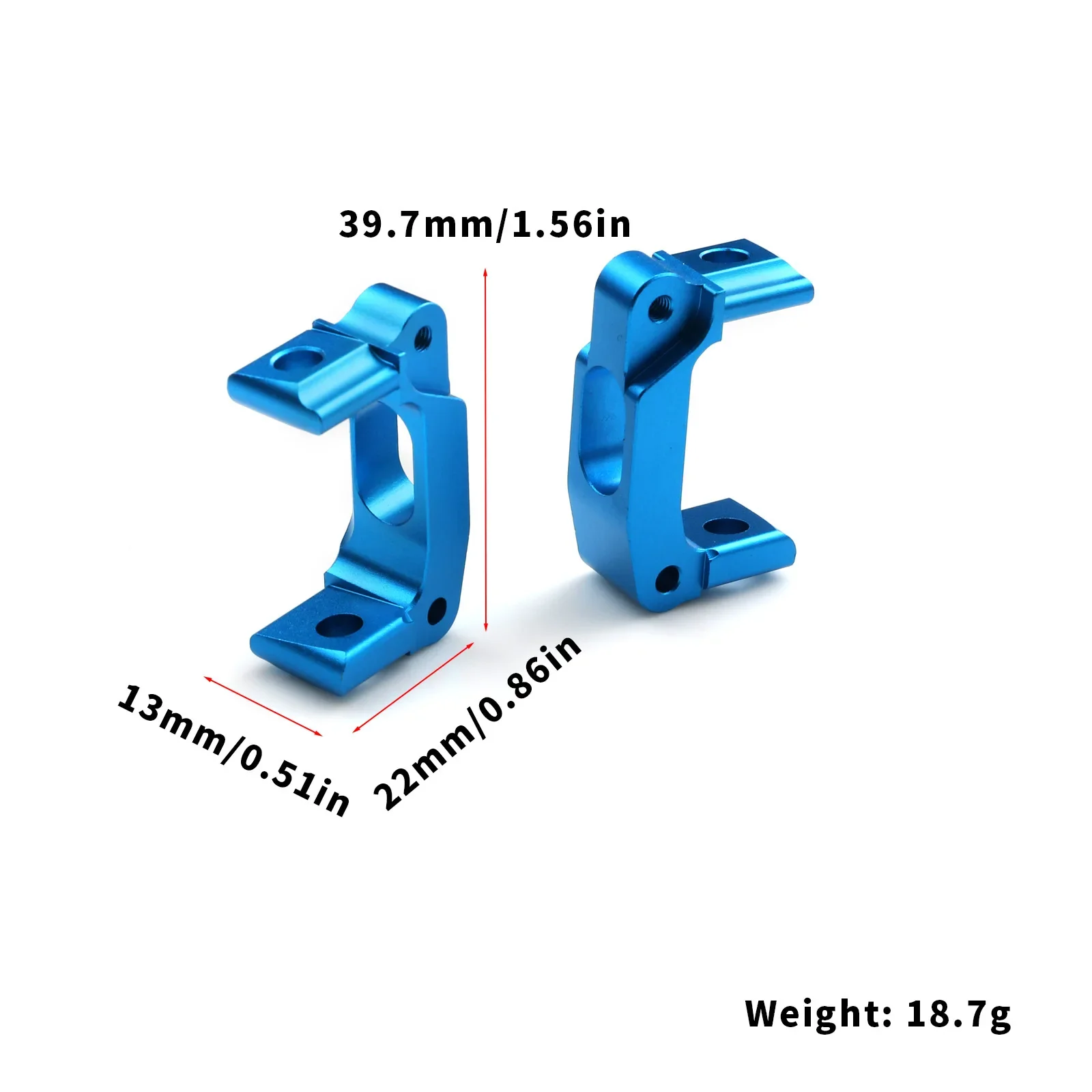 Supporto per mozzo in metallo 8 gradi 54661 per Tamiya GF-01 G6-01 WR-02 GF01 G601 WR02 RC parti di aggiornamento per auto accessori