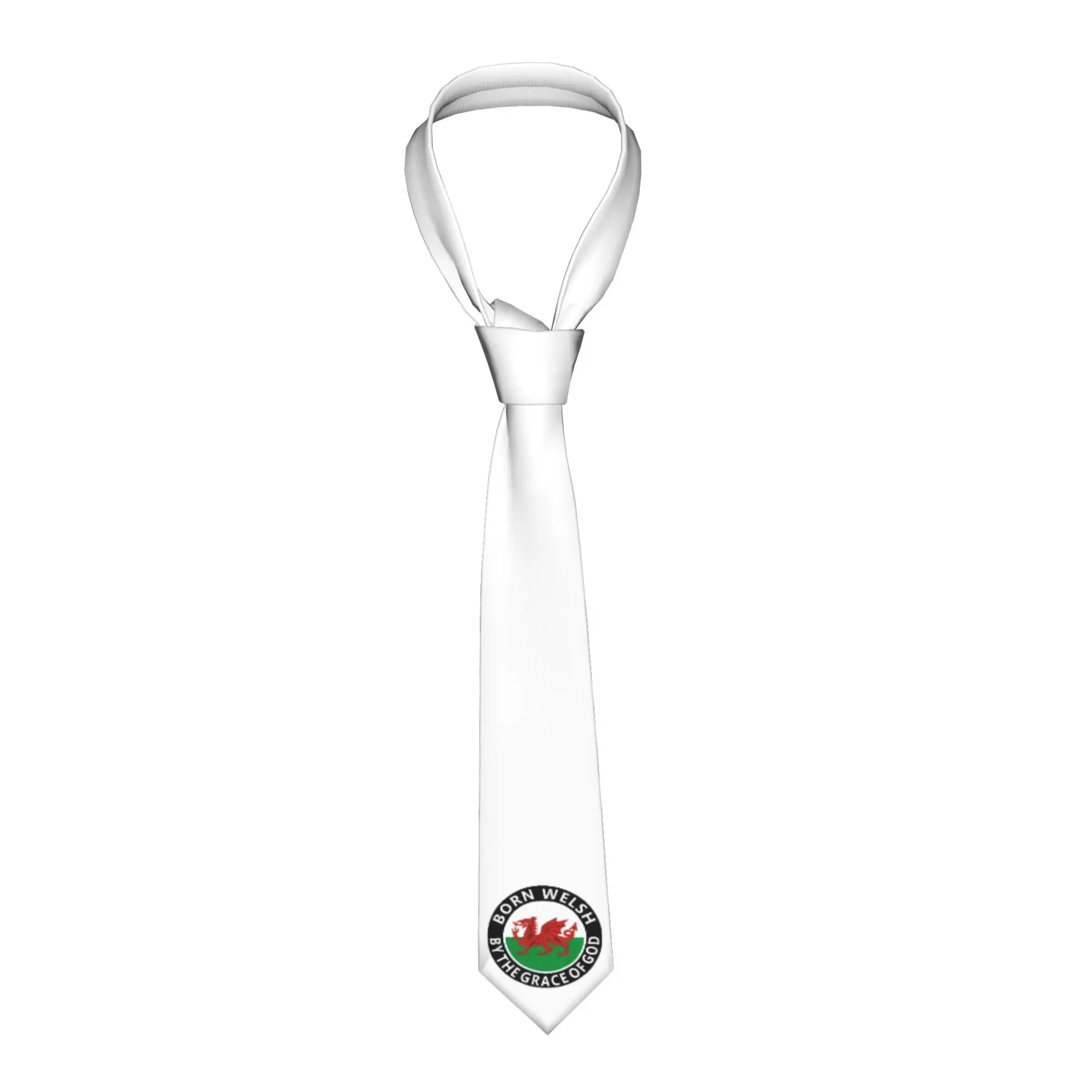 Formal Wales Country Flag  Neck Ties for Party Men  Neckties