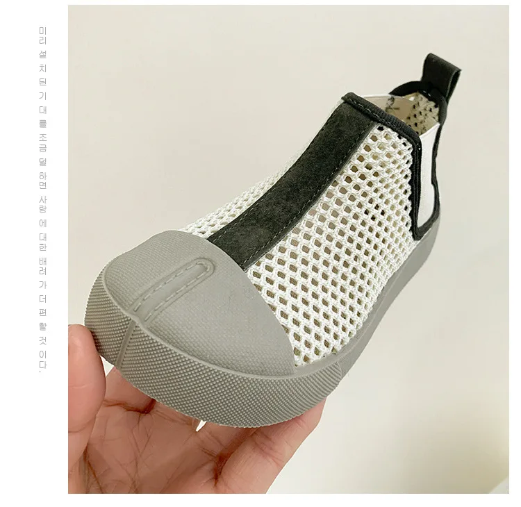 2024 Kinderen Jongens Kleine Meisjes Dikke Sneakers Zomer Lente Mode Ademende Baby Zachte Bodem Antislip Kinderen Peuter Schoenen