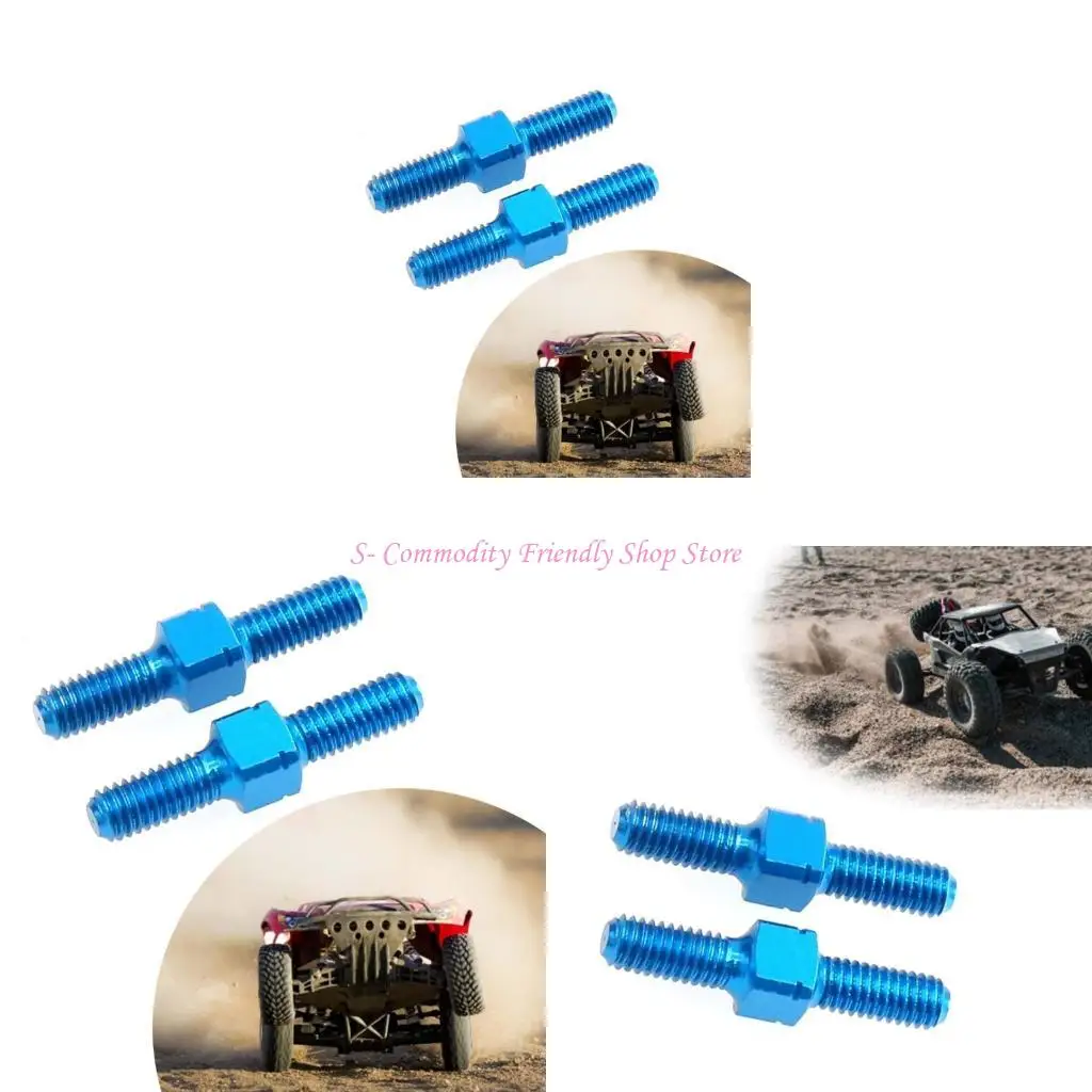 

85AE Pack Of 2 Rod Linkage 3x18mm Aluminum Turnbuckles For Enhanced Remote Control Car Performances