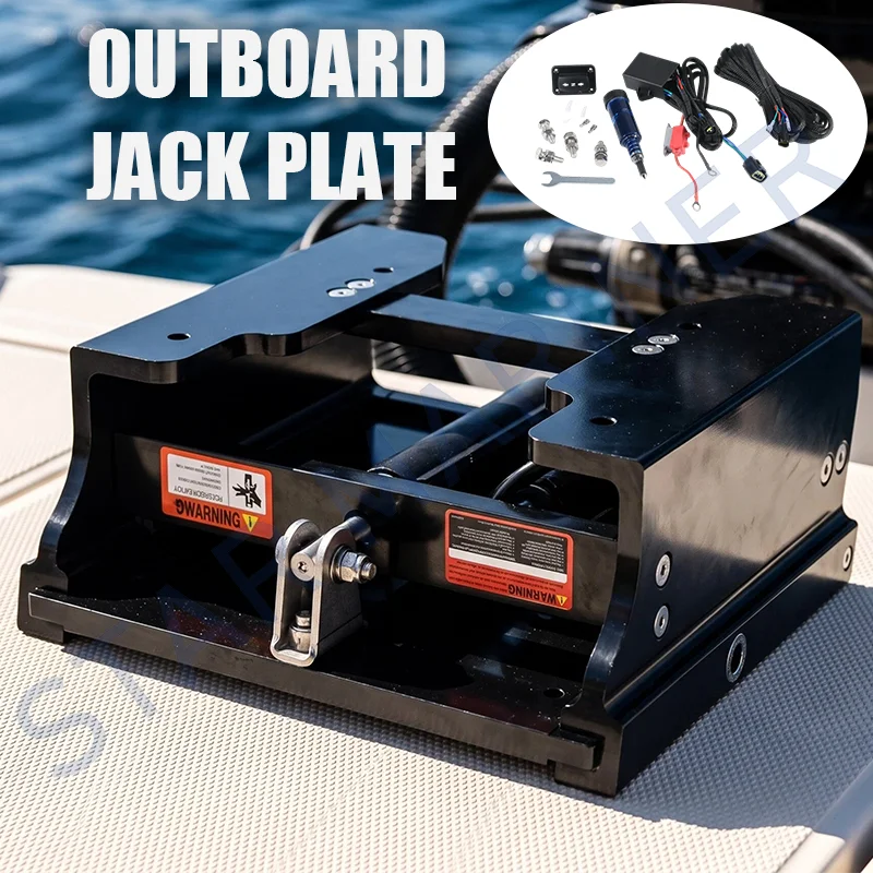 JPH3500 ApexRise Electro-hydraulic Trance Lift Heavy Duty Aluminum Hydraulic Jack Plate Lift for Outboard Motor 150-450HP