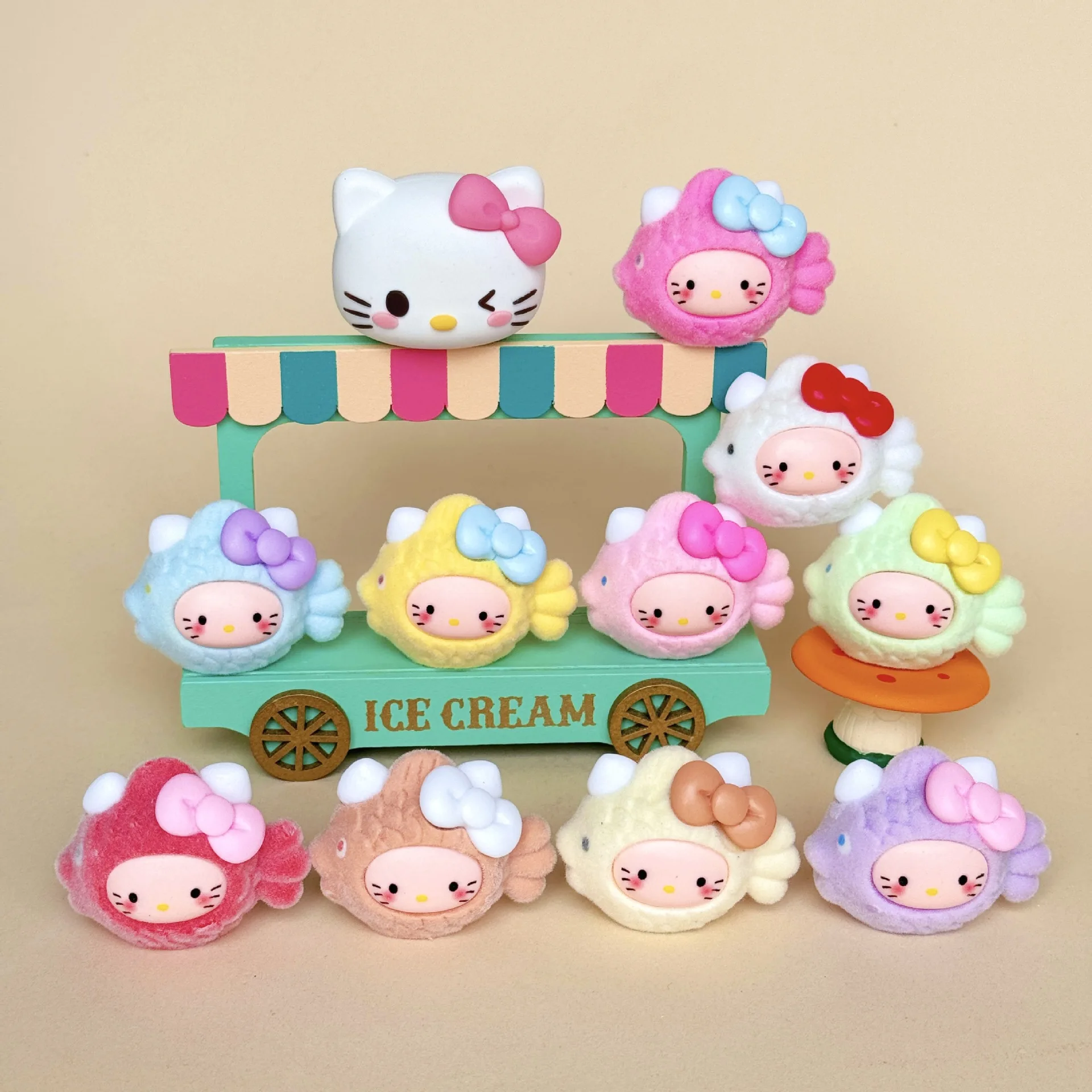 

Anime For Hello Kitty Doll Creative DIY Doll ornaments crafts high-end desk decorations For Christmas Gifts