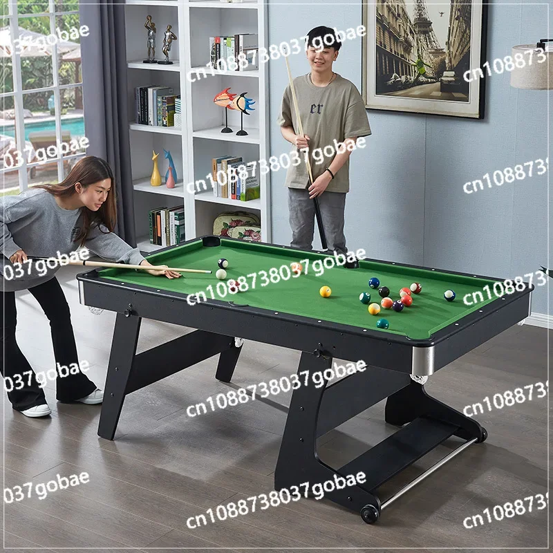 

Household foldable pool table, adult 3-in-1 indoor multi-function pool table, table tennis table