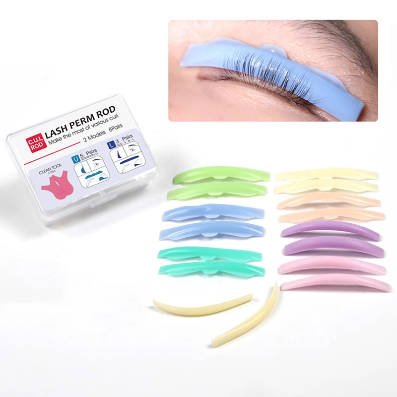 

Perm False Eyelash Pad Kit Silicone Protection Pads Eyelash Extension Lifting Curler Graft Shield Patch Tools