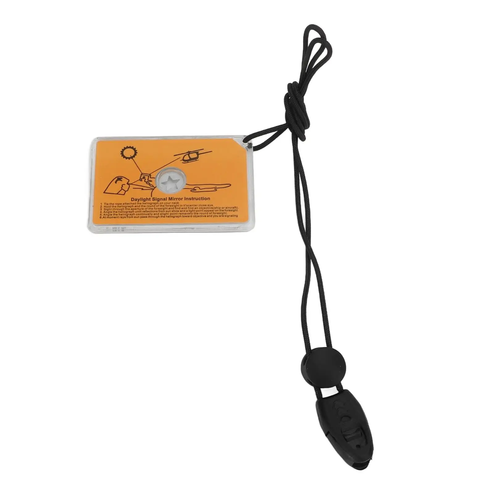 Floatable Survival Signal Mirror Portable Outdoor Explorer Tool