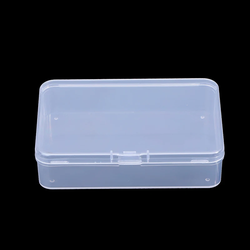 1 pc Game Card Transparent Box Jewelry Storage Container 10x7cm Board Game Box