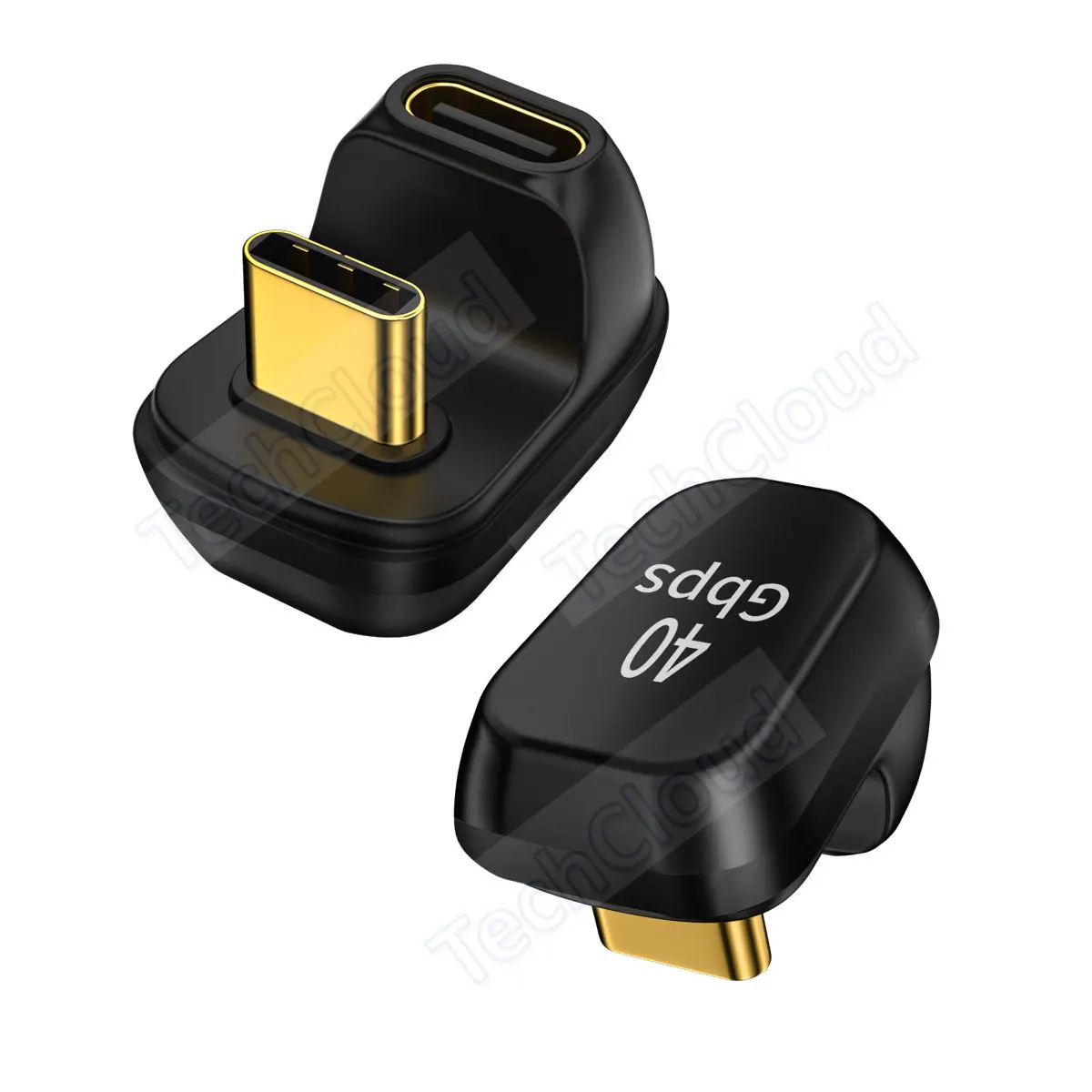 휴대용 모니터용 U자형 미니 HDMI 및 C타입 어댑터, USB3.2 어댑터, C타입 확장 HDMI 컨버터, HD 2.1V 8K 60Hz, 360 도