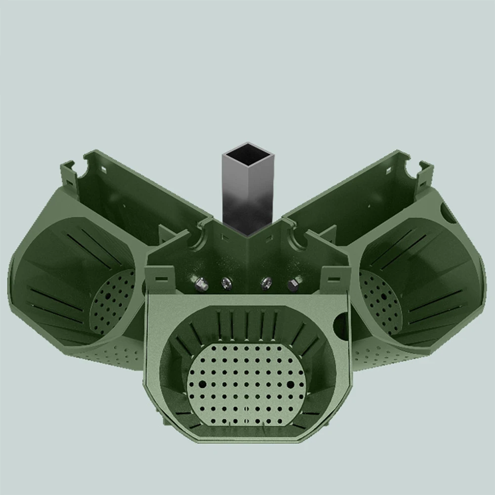 

Corner Planter Wall Pot Right Angle Flowerpot Vertical Hanging Plant Container PP Material Durable Heat Cold Resistant Outdoor