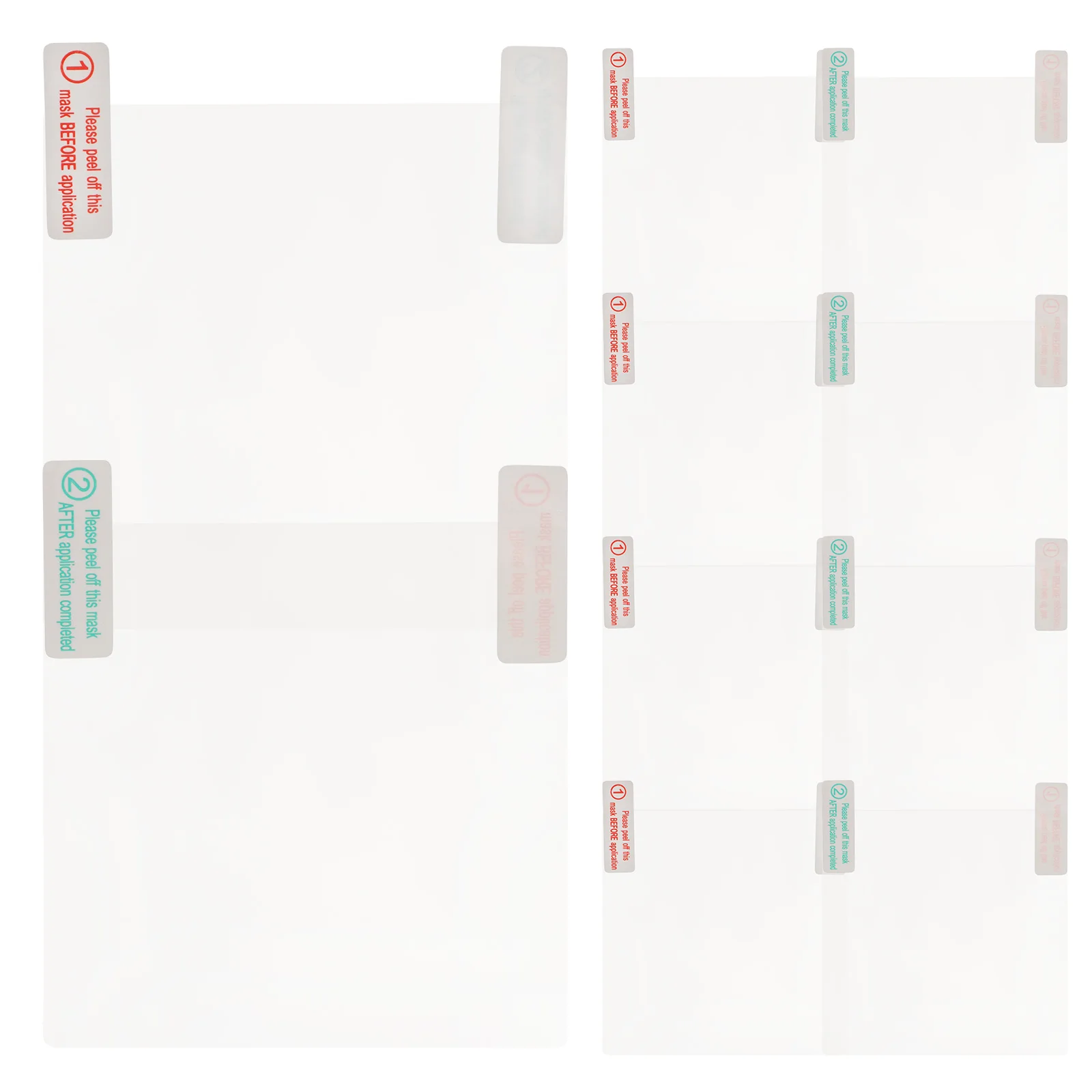 10pcs Car ETC Sticker Double Sided Static Transparent Adhesive Tape for Windshield Vehicle Decal Automotive Accessory