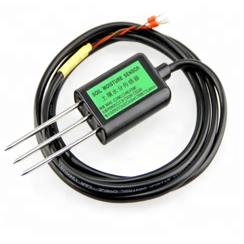 Hot Selling RS485 Soil Moisture Sensor with 3 Probes Volumetric Water Content VWC Max Output Current 20ma