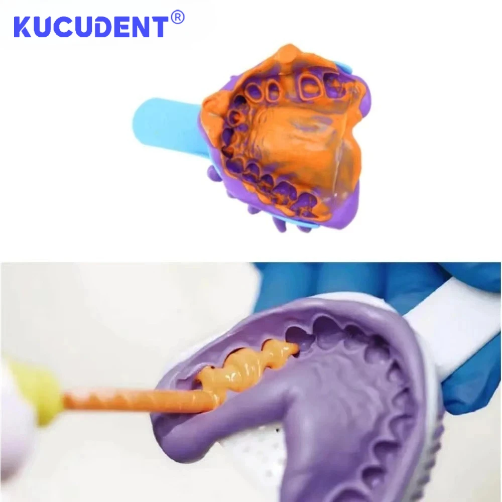 50ml/pack Dental Silicone Impression Material Light Body Silicone Rubber Elastomeric for Precise Dental Impressions Dentist Tool