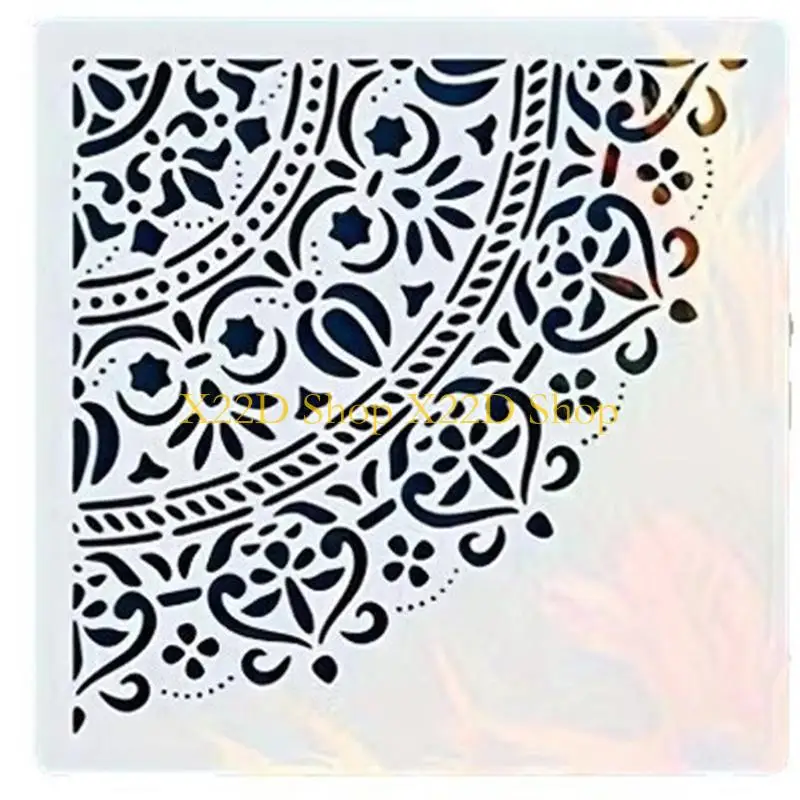 X22D Multipurpose Corner Stencil For Unique Painting Projects And Easy Application