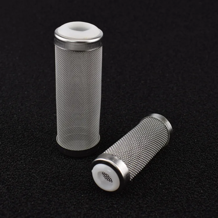 Fish Tank Filter Stainless Steel Inlet Case Mesh Shrimp Nets Special Cylinder Filters Inflow Inlet Protect Aquarium Accessories