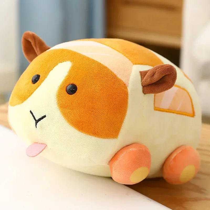 new  10/20cm PUI PUI Plush Toy Soft Stuffed Animals Pui Pui Molcar  Japan Cartoon Mouse Lovely Guinea Pigs Car Pillow